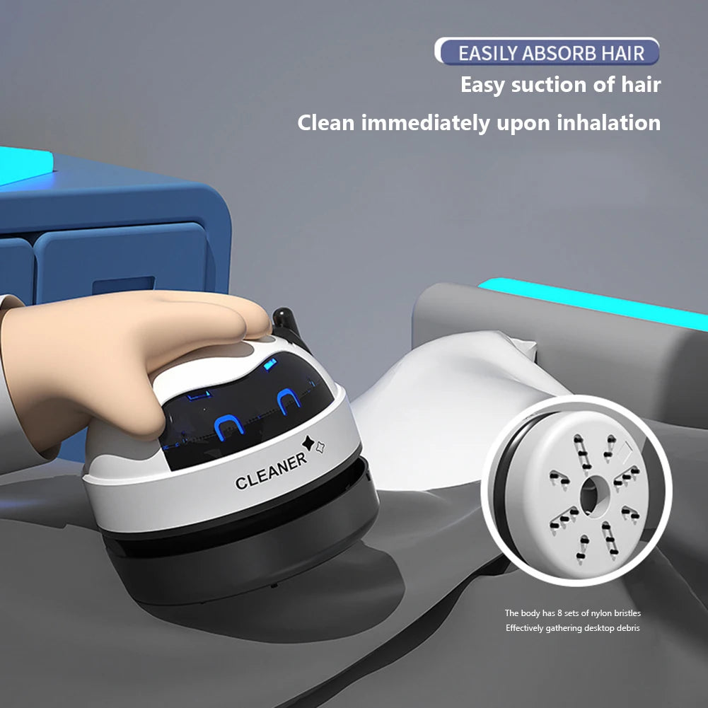 USB Mini Vacuum Cleaner Portable Desk Table Dust Removal Cleaning Brush Rechargeable Wireless Car Vacuum Cleaner for Home Office