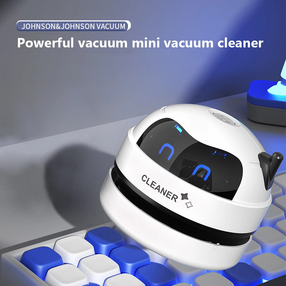 USB Mini Vacuum Cleaner Portable Desk Table Dust Removal Cleaning Brush Rechargeable Wireless Car Vacuum Cleaner for Home Office