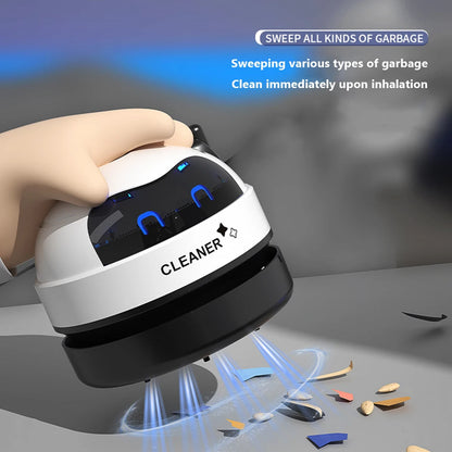 USB Mini Vacuum Cleaner Portable Desk Table Dust Removal Cleaning Brush Rechargeable Wireless Car Vacuum Cleaner for Home Office