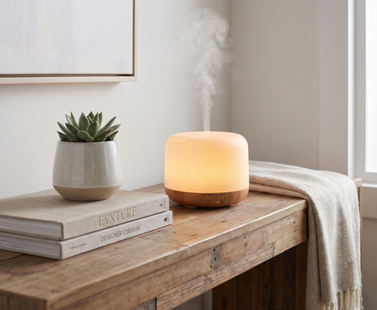 300ML Essential Oil Diffuser, Remote Control Ultrasonic Aromatherapy Oil Diffusers Cool Mist Humidifier, Waterless Auto-Off and 7 LED Light Colors for Bedroom, Yoga, SPA, Baby