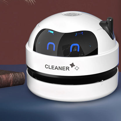 USB Mini Vacuum Cleaner Portable Desk Table Dust Removal Cleaning Brush Rechargeable Wireless Car Vacuum Cleaner for Home Office