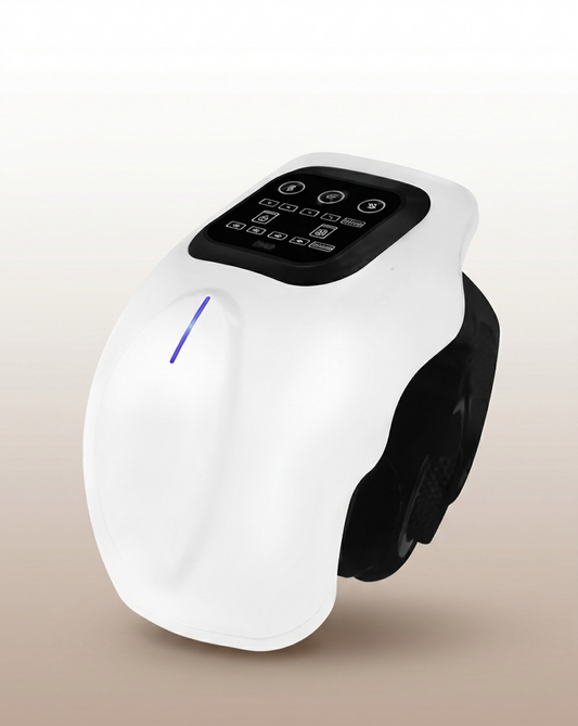 Smart Knee Massager with Heat 3D Air Compression Vibration USB Rechargeable Wireless for Knee Elbow Shoulder Pain Relief